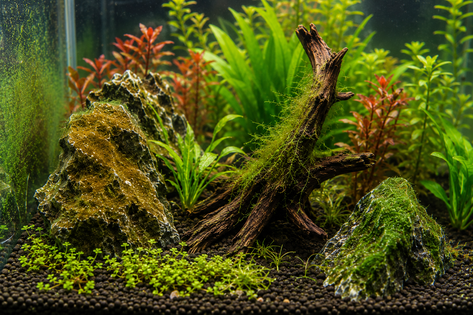Algen im neuen Aquarium: Was normal ist und wann Du reagieren solltest